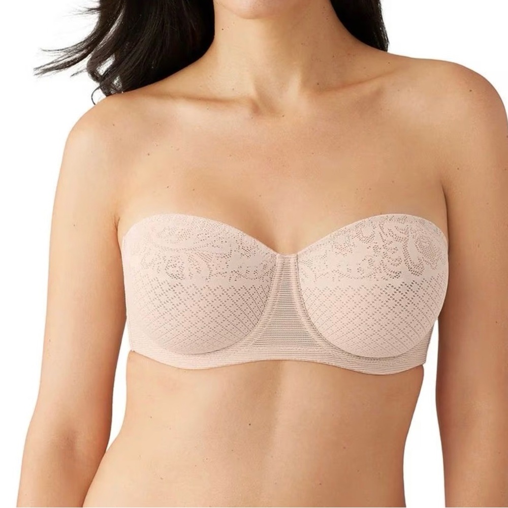 Wacoal Visual Effects Minimizer Strapless Bra - NWT - 34F